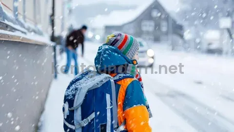 Yoğun Kar Yağışı Nedeniyle Eğitime Ara Verildi Türkiye genelinde etkili