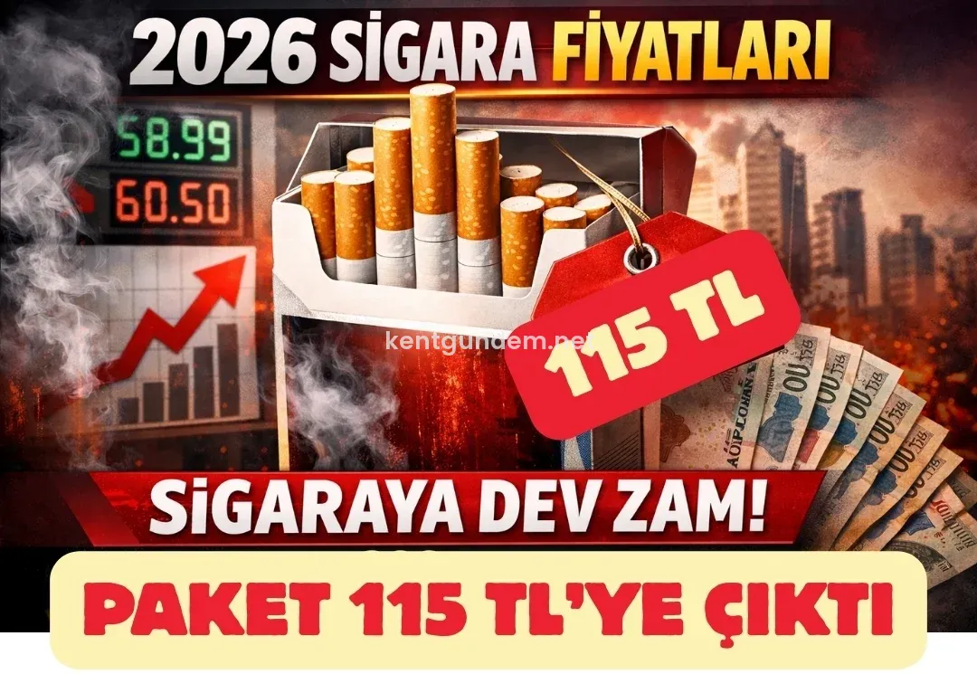 Türkiye’de sigara fiyatlarına bir zam daha geldi. 17 Şubat 2026
