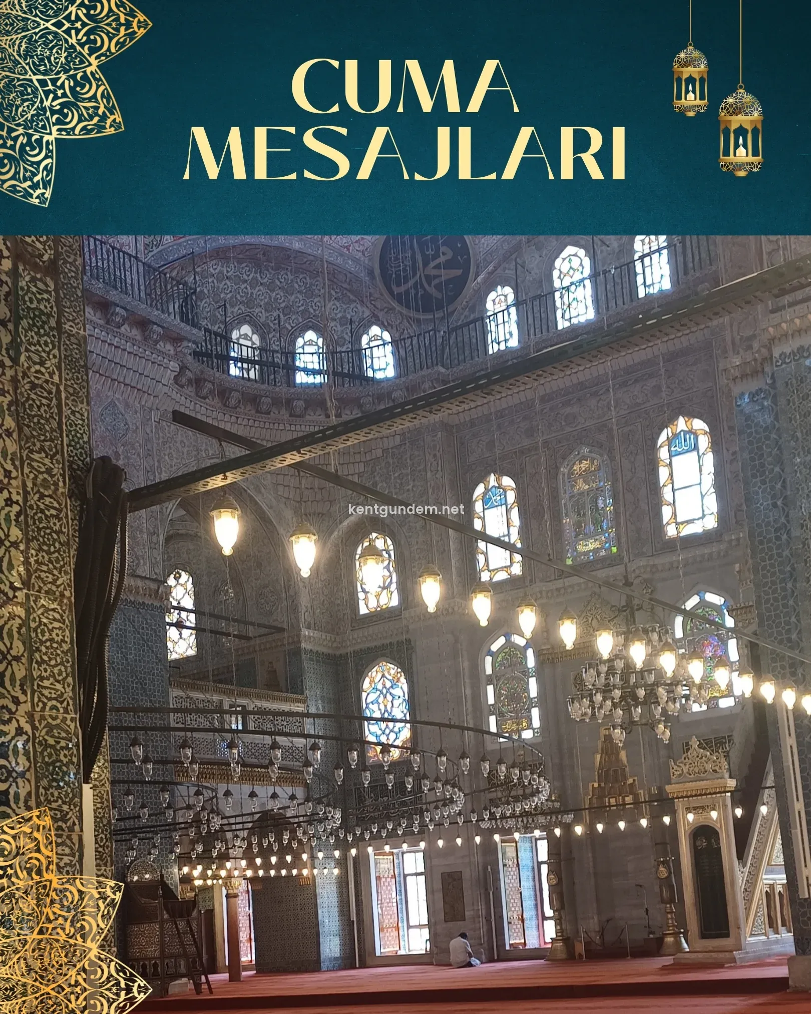 Müslümanlar için haftanın en kıymetli günü olan Cuma, manevi huzurun,