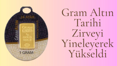 Bu sabah itibarıyla Kapalıçarşı’da gram altın fiyatı 8.270 TL’ye kadar çıkarak