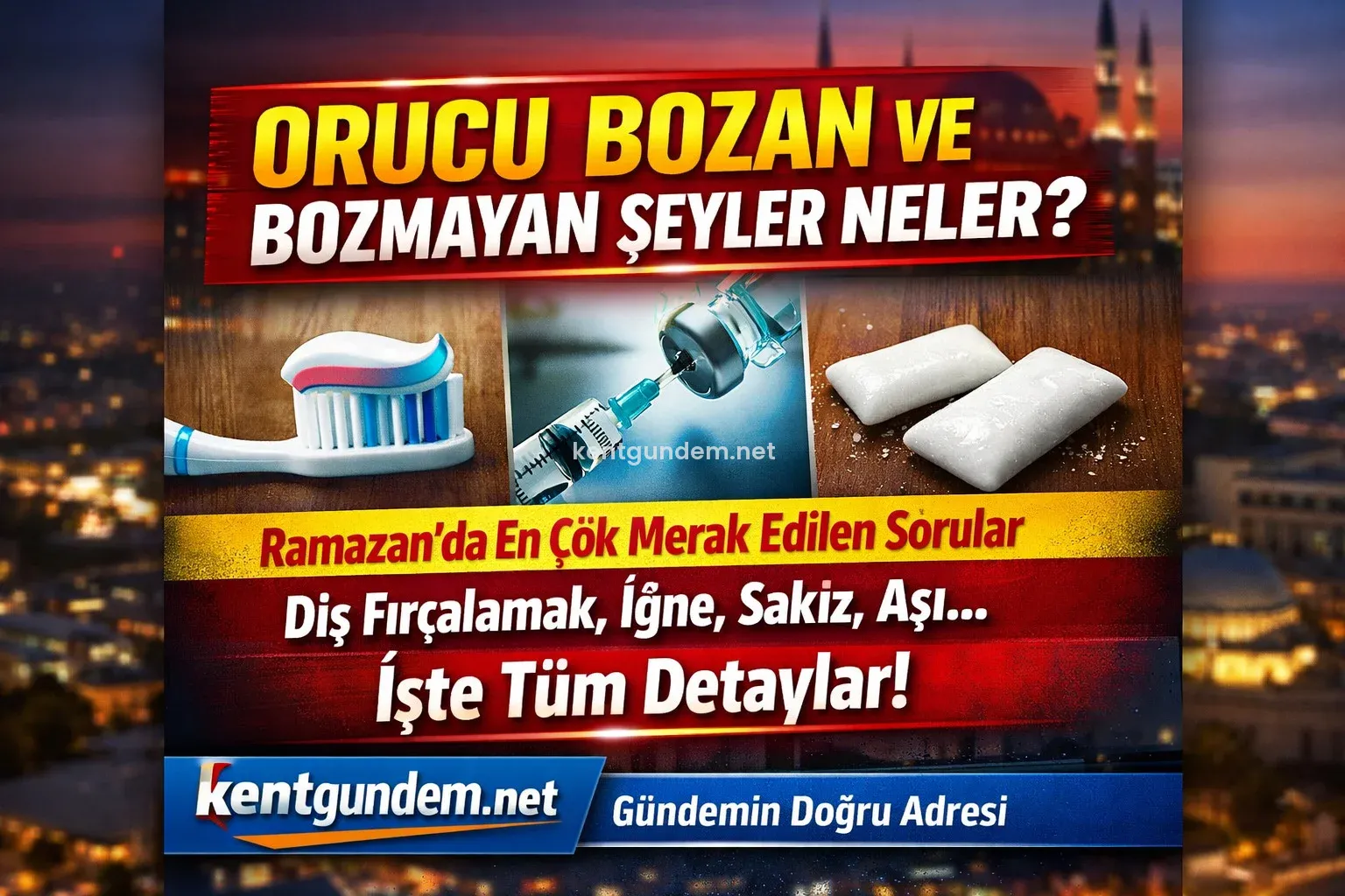 Ramazan ayının gelmesiyle birlikte en çok araştırılan konuların başında “orucu
