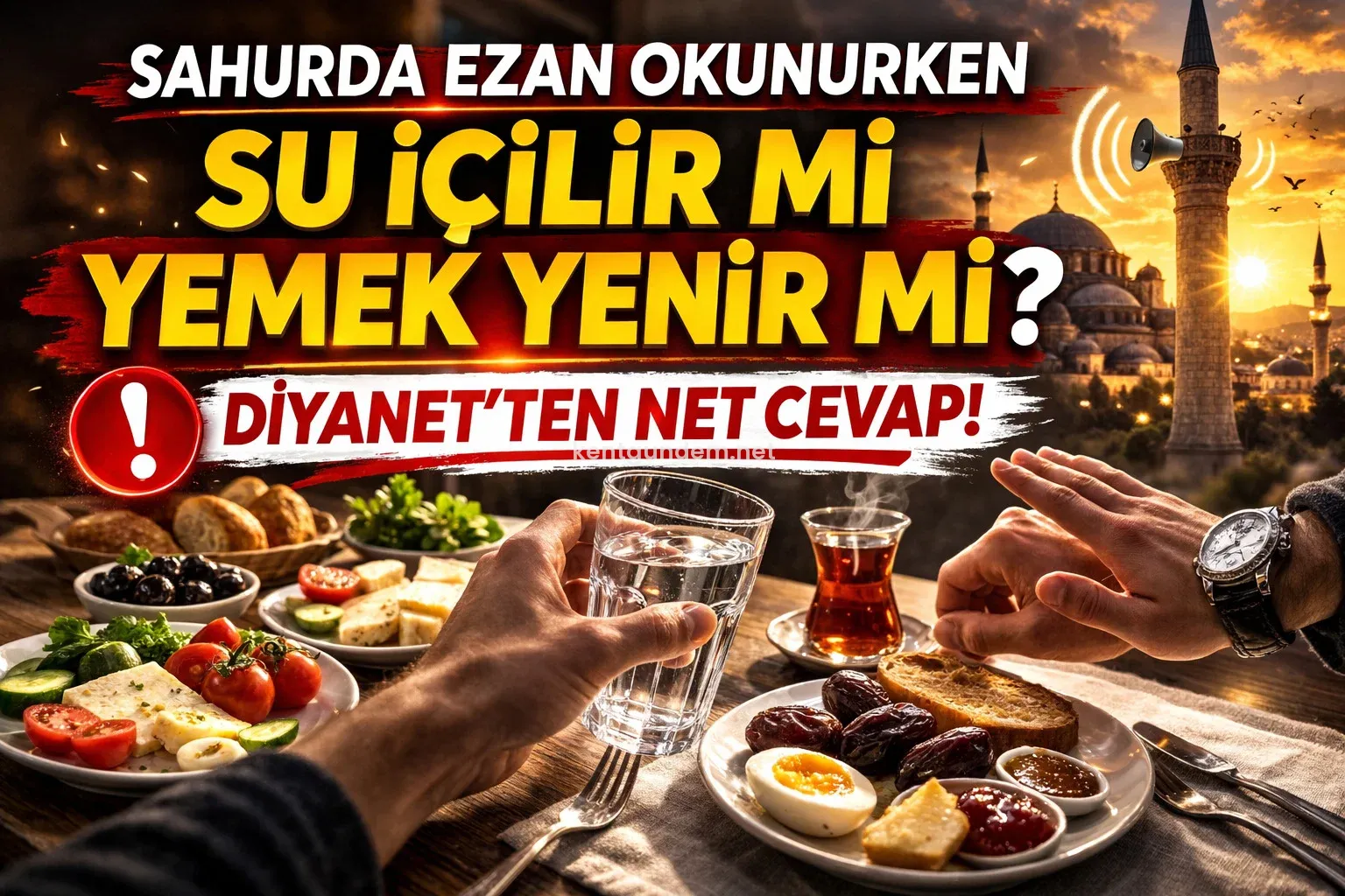 Ramazan ayının gelmesiyle birlikte milyonlarca Müslüman sahur vakitleriyle ilgili detayları