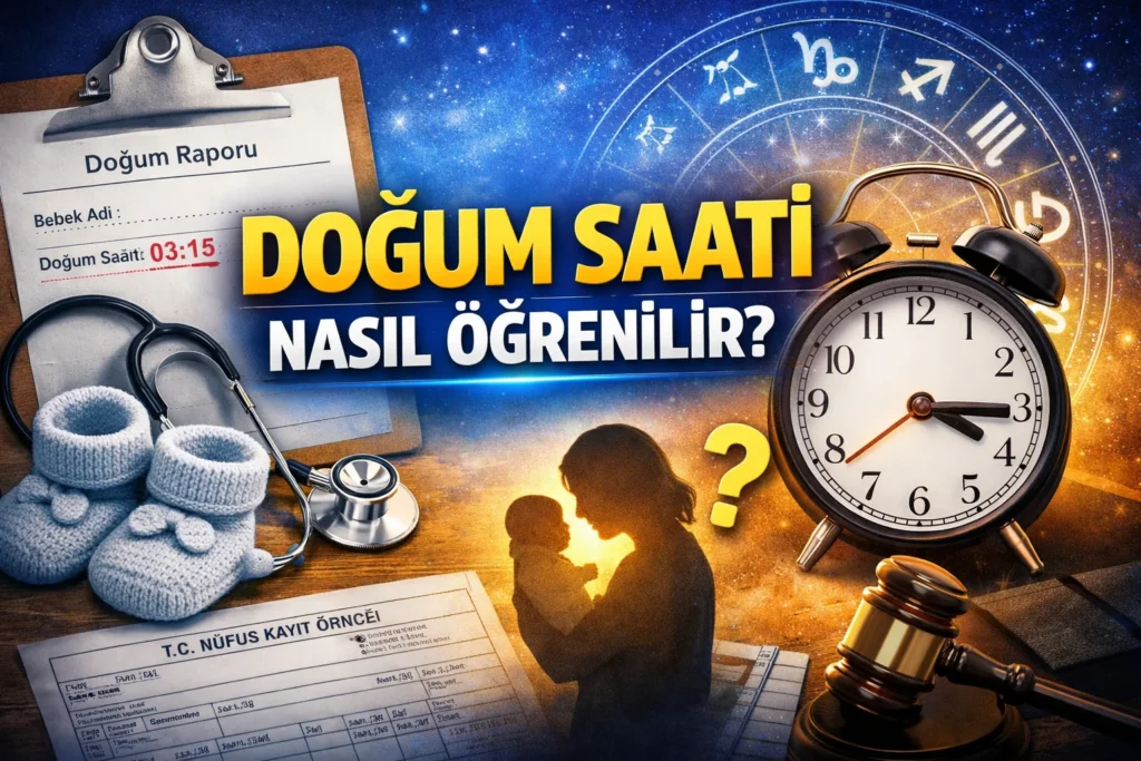 Doğum saati nasıl ve nereden öğrenilir? 1 doğum saati