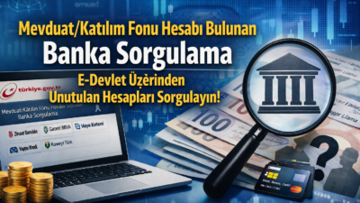 e-Devlet üzerinden banka hesabı sorgulamak oldukça basit bir işlemdir. Aşağıdaki