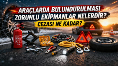 Türkiye’de trafikte güvenliğin sağlanması amacıyla Karayolları Trafik Yönetmeliği kapsamında araçlarda