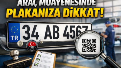 Araç muayenesinde plaka uygunluğu 2024 düzenlemeleriyle değişti. Mühür, hologram, kare