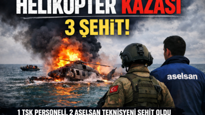 MSB: “Katar Silahlı Kuvvetlerine ait bir helikopter kaza kırıma uğrayarak
