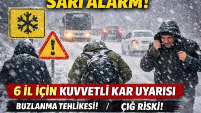 Meteoroloji’den kuvvetli kar yağışı uyarısı: Bitlis, Hakkari, Muş, Siirt, Van