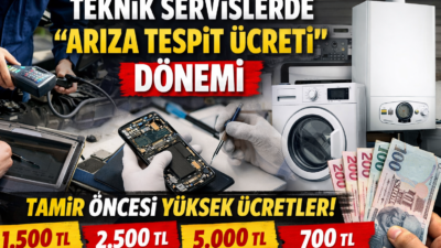 Teknik servislerde tamir öncesi alınan arıza tespit ücretleri gündemde. Cep