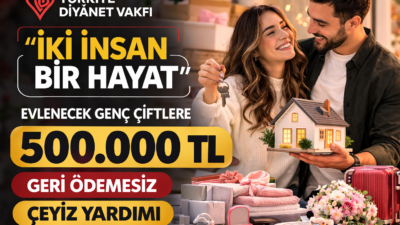 Türkiye Diyanet Vakfı “İki İnsan Bir Hayat” projesiyle evlenecek genç