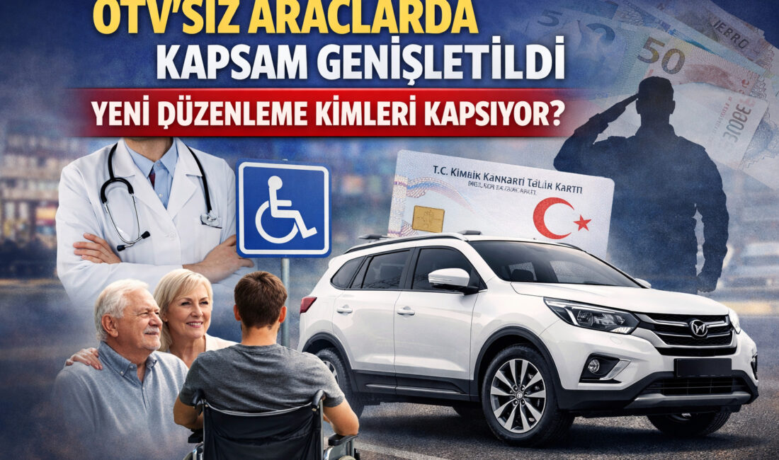 TBMM’de kabul edildi. 📌Yeni düzenleme ile engelliler için ÖTV’siz araçlarda
