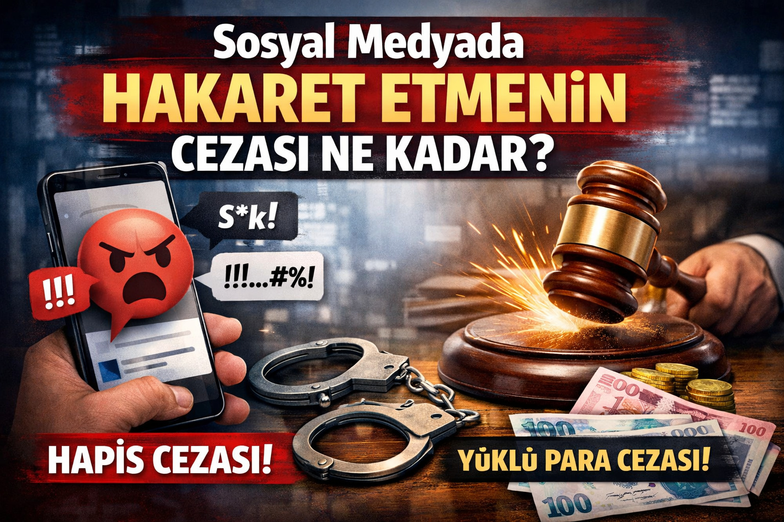 Sosyal medyada hakaret etmenin cezası nedir? 2026 güncel TCK 125