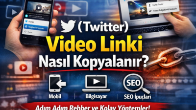 Son güncelleme ile birlikte X (Twitter)’ de videoların bağlantısı kopyalanma
