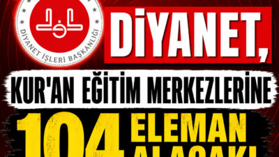 Diyanet İşleri Başkanlığı, 104 öğretmen alımı yapılacağını duyurdu. Başvuruların özellikle