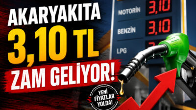 Motorine yapılan 1,31 TL zammın ardından 10 Temmuz 2026'dan itibaren