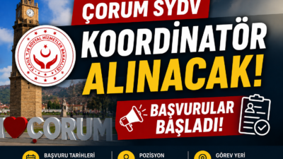 Çorum Sosyal Yardımlaşma ve Dayanışma Vakfı, KPSS en az 60