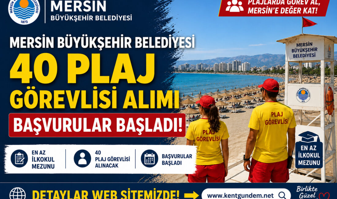 Mersin Büyükşehir Belediyesi Denizkızı Turizm Anonim Şirketi, İŞKUR üzerinden yayımlanan
