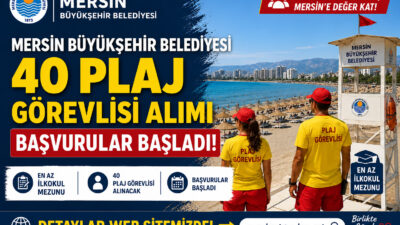 Mersin Büyükşehir Belediyesi Denizkızı Turizm Anonim Şirketi, İŞKUR üzerinden yayımlanan