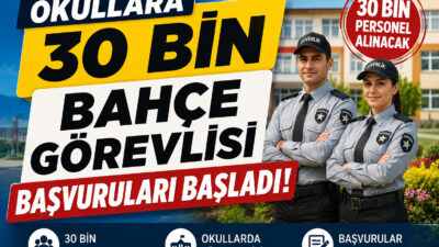 30 bin bahçe görevlisi alımı başladı. İllere göre kontenjanlar belli