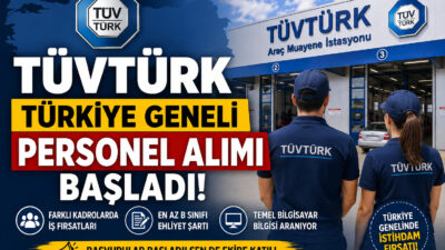 TÜVTÜRK Türkiye genelinde personel alımı yapıyor. Araç Muayene Teknisyeni, Egzoz