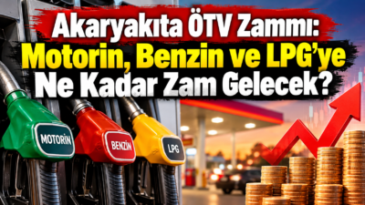 1 Ekim 2026'da akaryakıta ÖTV kaynaklı zam bekleniyor. Benzine 12,47