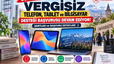 Öğrencilere vergisiz telefon desteği başvuruları devam ediyor. 9.500 TL telefon