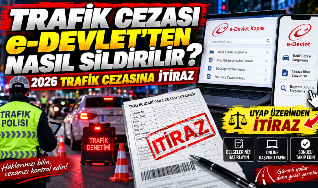 Trafik cezası e-Devlet'ten nasıl sildirilir? Hatalı trafik cezasına UYAP üzerinden