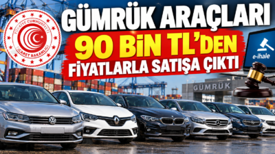 Ticaret Bakanlığı, gümrüklerde kalan araçları e-ihale ile satışa sunuyor. Volkswagen,