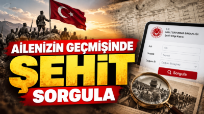 Şehit sorgulama ekranıyla aile büyüklerinizin geçmişini araştırın. MSB Şehit Bilgi