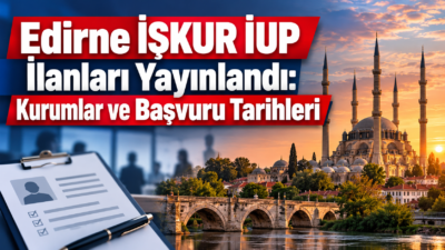 İŞKUR İUP ilanlarında Edirne için 9 program kaydı listelendi. Bakım