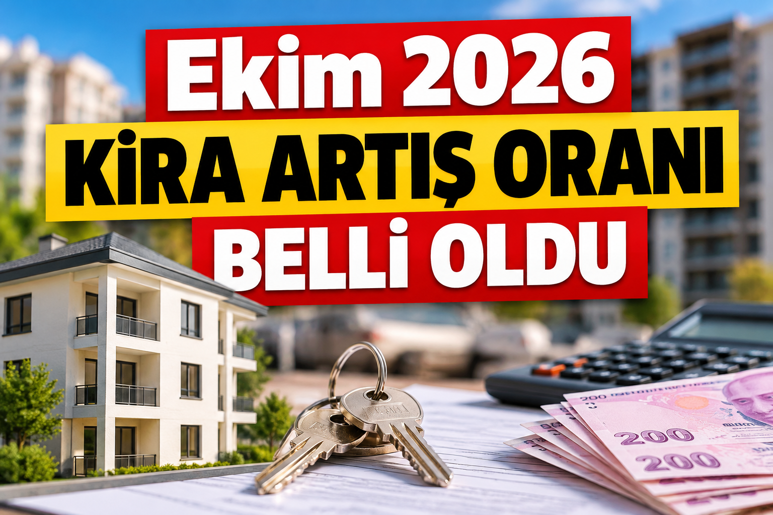Ekim 2026 kira artış oranı yüzde 31,49 oldu. TÜİK eylül
