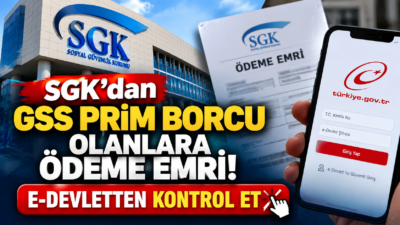 SGK, GSS prim borcu bulunan vatandaşlara ödeme emri gönderiyor. 15