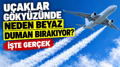 Uçaklar neden gökyüzünde beyaz iz bırakıyor? Uçakların arkasındaki izlerin nasıl