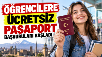 Öğrencilere ücretsiz pasaport başvuruları başladı. Öğrencilerin pasaport harcı ödemeden nasıl