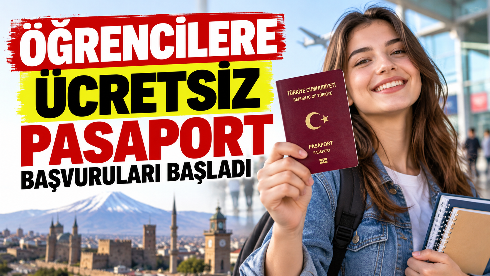 Öğrencilere ücretsiz pasaport başvuruları başladı. Öğrencilerin pasaport harcı ödemeden nasıl