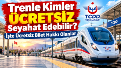 TCDD trenlerinde kimler ücretsiz seyahat edebilir? Engelliler, 65 yaş üstü