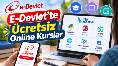 E-Devlet üzerinden BTK Akademi ücretsiz eğitimlerine nasıl ulaşılır? Python, İngilizce,